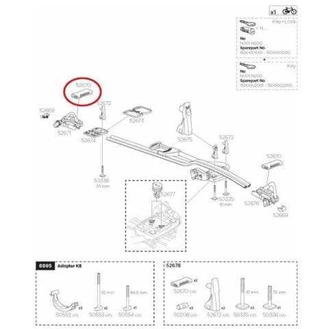 Ricambi Rim Protector 52670 Proride 598 Trasporto One Size - Foto 1