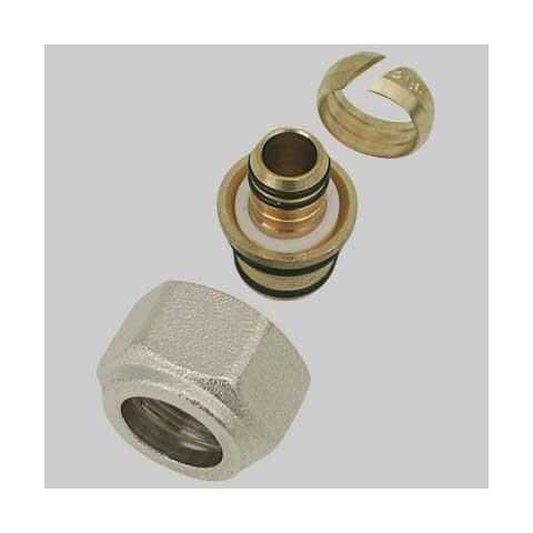 Adattatore Tubo Multistrato 14 X 2 Calotta Cromata 6055 65193 - Foto 2