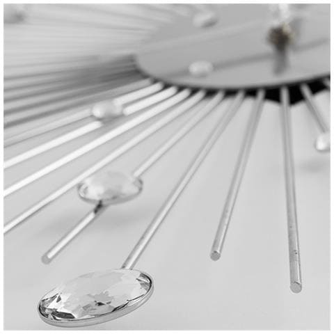 Orologio Da Parete Metallo E Strass - Foto 1