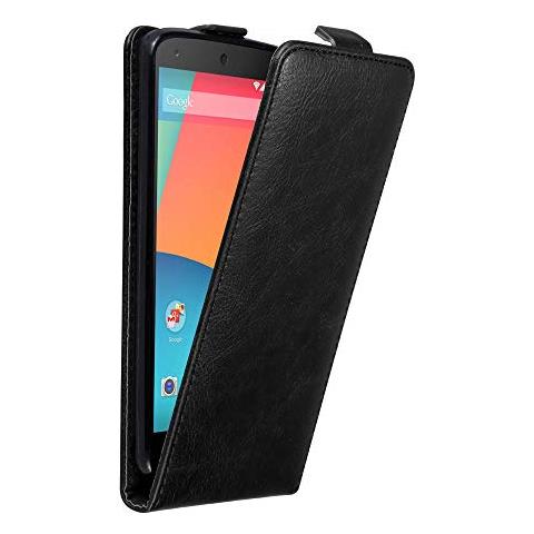 Custodia Compatibile Con Lg Nexus 5 In Nero Di Notte - Coperchio Protettivo In Design Flip Con Chiusura Magnetica - Foto 1
