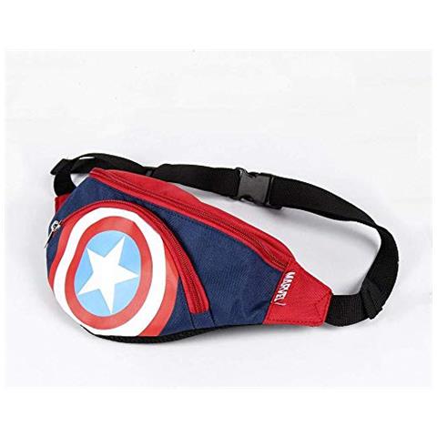 Bolso Riñonera Avengers Marsupio Sportivo, 33 Cm, Blu (azul)  - Foto 3