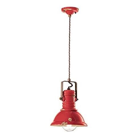 Industrial C1691, Sospensione D23, - Rosso - Foto 1