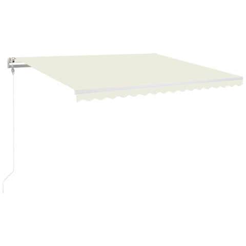 Tenda da Sole Retrattile Automatica 400x350 cm Crema - Foto 1