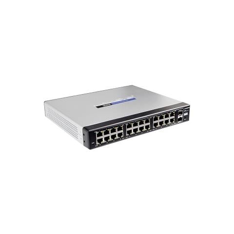 Ethernet Switch Cisco SG 102-24 24 Porte - 24 x RJ-45 - 2 x Slot espansione - 10/100/1000Base-T - Foto 2