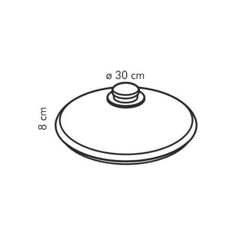 Coperchio tondo in vetro Ø 30 cm - Foto 2