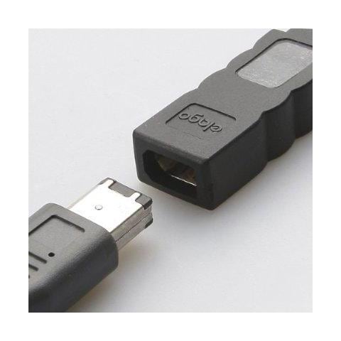 EL-FW-Adap-FBA, FireWire 400, FireWire 800, Maschio / femmina, Nero - Foto 4