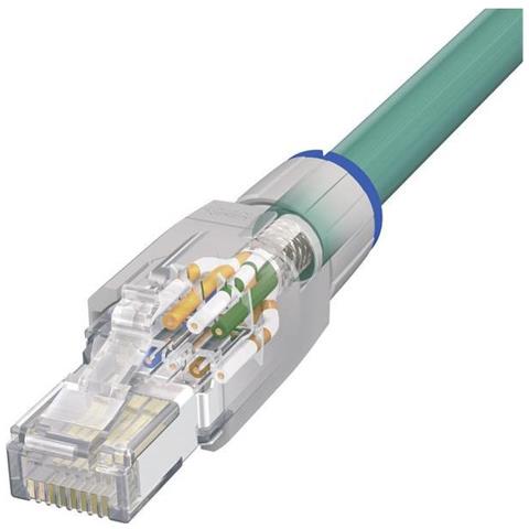 Contact Rj45-steckverbinderip20 - Cat5e Stecker, Geradepole: 8p8c Vs-08-rj45-5-q / ip20 Grau I (1656725) - Foto 1