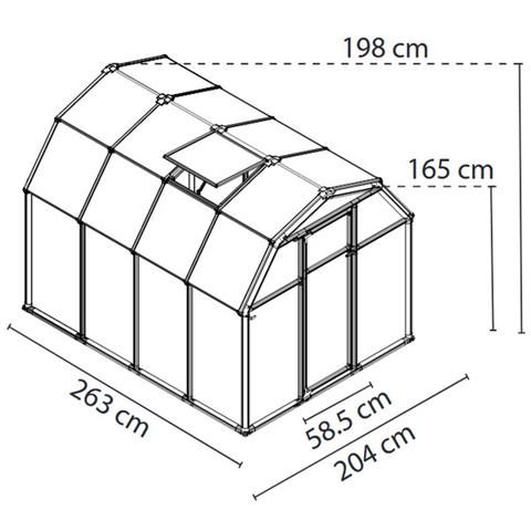 Serra Da Giardino 5,1 M² Verde - 702465 - Foto 2
