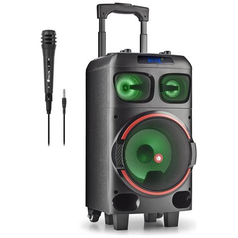 WILDDUB ZERO Cassa Bluetooth Altoparlante Feste Potente, Party Speaker Portatile 120W, Microfono incluso, Luci - Foto 1