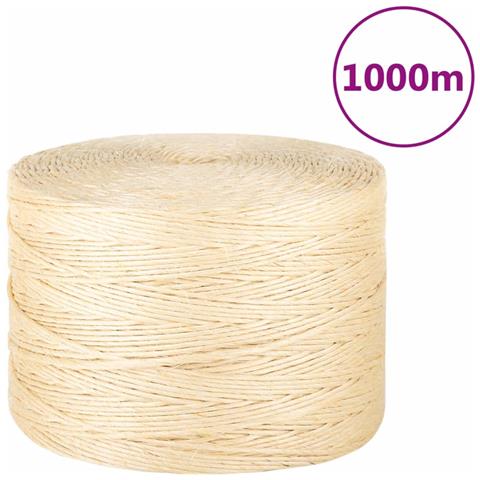 Corda in Sisal 100% 3 mm 1000 m - Foto 1
