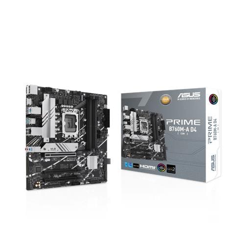 Scheda Madre PRIME B760M-A D4-CSM Socket LGA 1700 Chipset B760 Micro ATX - Foto 1
