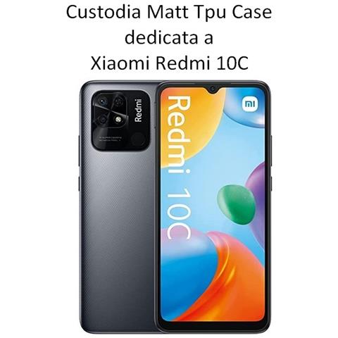 Custodia Tpu Silicone Cover Case Per Xiaomi Redmi 10c Black - Foto 2