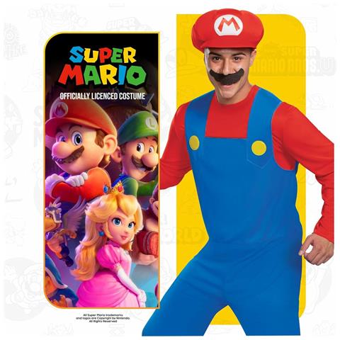 Costume Per Adulti Super Mario Lux 3 Pezzi - Foto 2