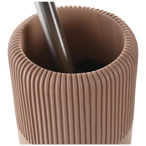 Scopino Per Il Bagno Dkd Home Decor 11 X 11 X 36,5 Cm Cemento Terracotta Acciaio Inossidabile - Foto 2