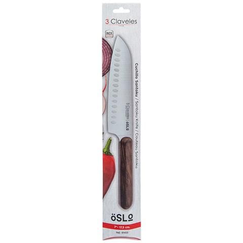 Coltello Santoku Oslo Acciaio Inossidabile 17,5 Cm - Foto 4