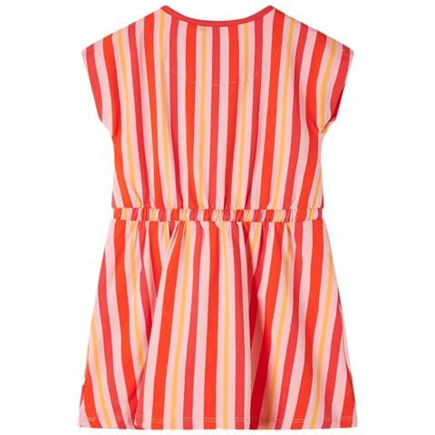 Abito Per Bambine Con Coulisse Rosa E Rosso 104 - Foto 2