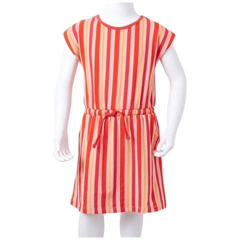 Abito Per Bambine Con Coulisse Rosa E Rosso 104 - Foto 8