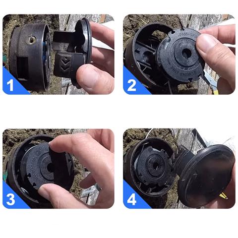 Set Di Copertura Bobina E Filo Di Ricambio Per Decespugliatori Bosch Easy Grasscut 18-230 - Foto 5