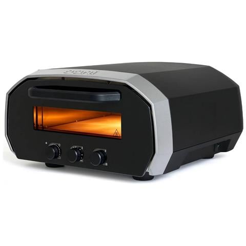Forno per Pizza UU-P12B00 Portatile per Esterno Temperatura Aggiunta 450°C Colore Nero - Foto 2