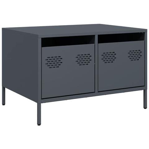 Mobile Tv Antracite 68x50x43,5 Cm In Acciaio Laminato A Freddo - Foto 1