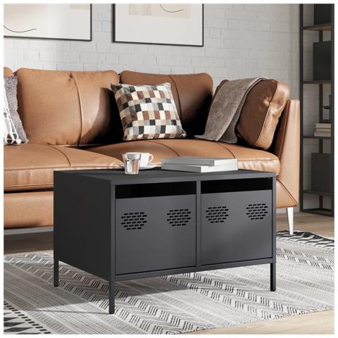 Mobile Tv Antracite 68x50x43,5 Cm In Acciaio Laminato A Freddo - Foto 10