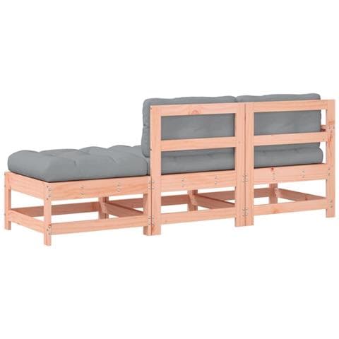 Set Divani Giardino 3pz Con Cuscini Legno Massello Di Douglas - Foto 3