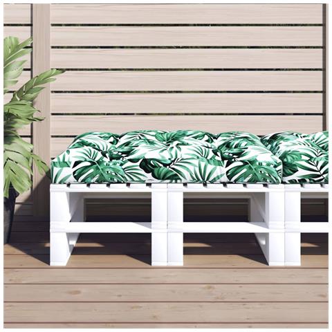 Cuscino Per Pallet Verde 120x80x12 Cm In Tessuto - Foto 1