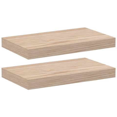 Mensole Pensili 2 Pz 40x23,5x4 Cm In Truciolato - Foto 2