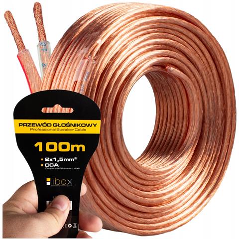 Cavo Per Altoparlanti Cca 2x1,50 100 M (lb0008) Va0222 - Foto 1