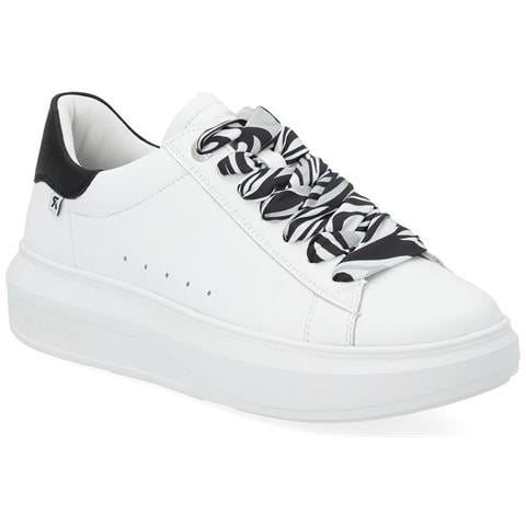 Leisure Trainers White Sneakers Pelle Scarpe Donna Bianco Eu 39, W1201-80 - Foto 1