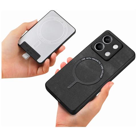 Custodia Porta Carte Magnetica Retrò Per Xiaomi   Xiaomi14 - Foto 1