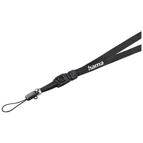 00027838 Tracolla Fotocamera Nylon Nero (Camera Neck /wrist Strap Quick Fastener 45cm Black) - Foto 1