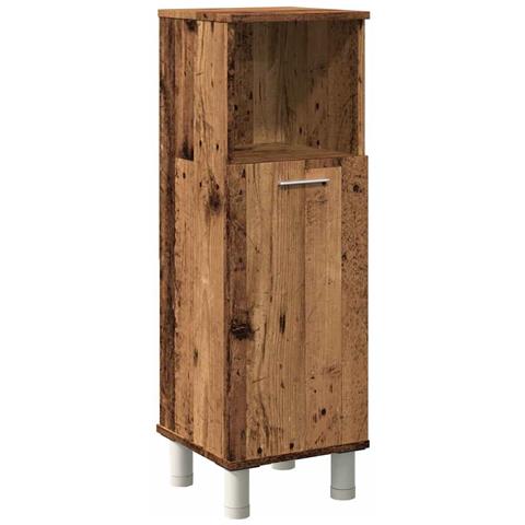 Mobile Da Bagno Legno Antico 30x30x95 Cm In Legno Multistrato - Foto 2