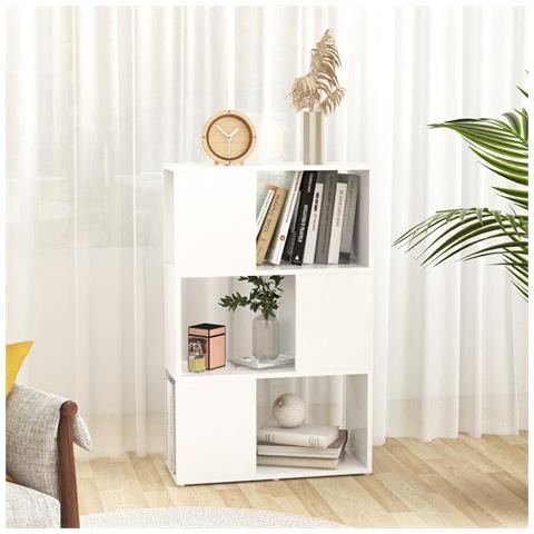 Lusso Casadino - Libreria/divisorio Bianco 60x24x96 Cm In Legno Multistrato - Foto 2