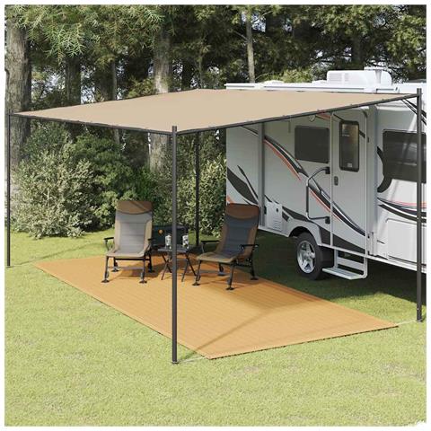 Tappeto da Tenda Sabbia 250x550 cm HDPE - Foto 2