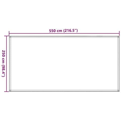 Tappeto da Tenda Sabbia 250x550 cm HDPE - Foto 7