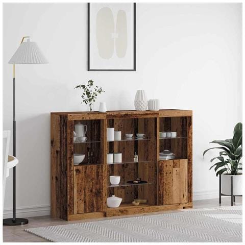 Credenza Legno vecchio 142.5 x 37 x 100 cm Legno multistrato - Foto 2