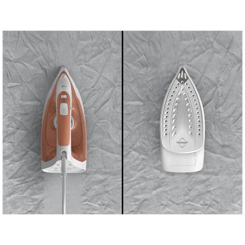 Virtuo 30 FV2C40E0 ferro da stiro Ferro da stiro a secco e a vapore Piastra in Ceramica 2000 W Pesca, Bianco - Foto 13