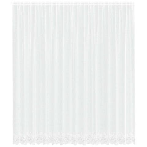 Tende con tende Floreale Bianco 400 x 280 cm Poliestere - Foto 1