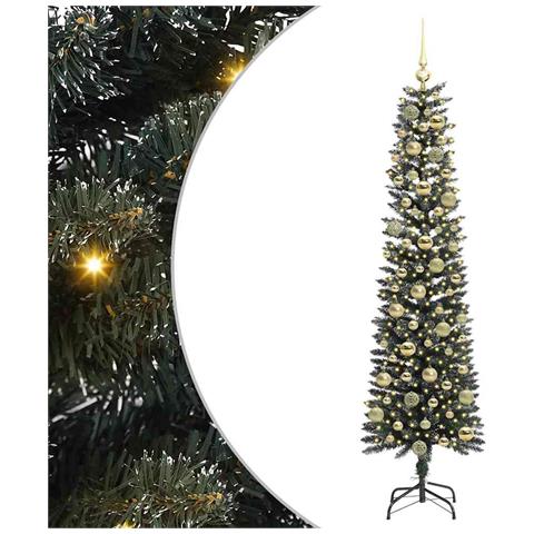 Albero di Natale artificiale con 300 LED Verde 180 cm - Foto 1