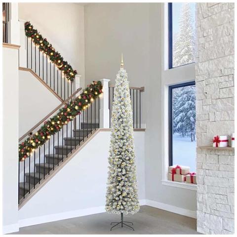 Albero di Natale artificiale con 300 LED Verde 300 cm - Foto 2