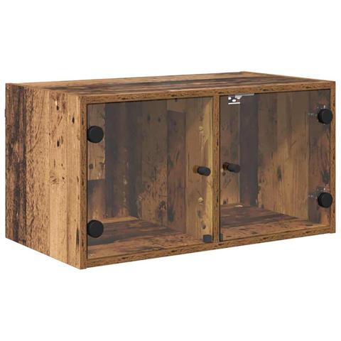 Armadi da Parete 2 pcs Legno vecchio 68 x 37 x 35 cm - Foto 1