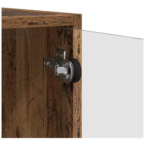 Armadi da Parete 2 pcs Legno vecchio 68 x 37 x 35 cm - Foto 9