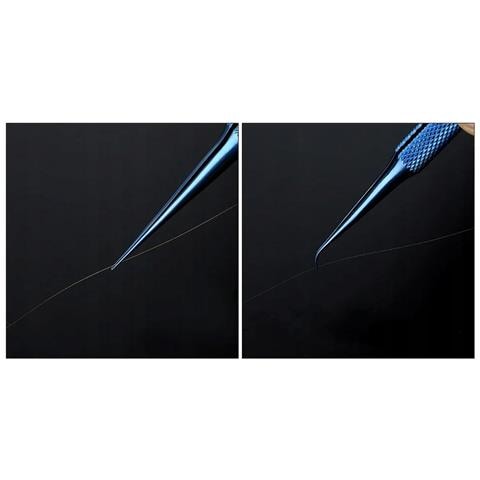 Pinzetta Dritta In Titanio Bt-11 - Alta Precisione E Resistenza | Lunghezza 140 Mm, Punta 0,15 Mm | Uso Per Microscopio E Micro Saldatura - Foto 2