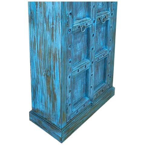 Armadio In Legno Fatto A Mano 90-100x37x170-195h Cm - Foto 8