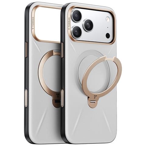 Cover per iPhone 17 Pro - Grigio, MagSafe, Con Soporte - Foto 1