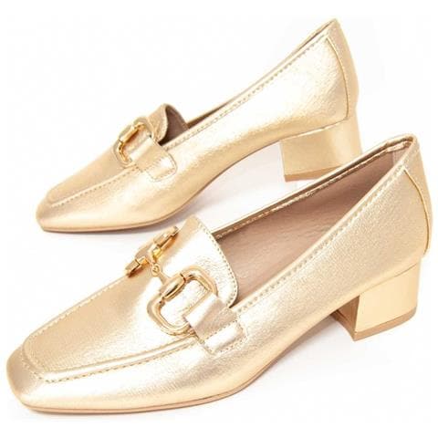 Mocassino Luxury Gold Oro Materiale Sintetico - Foto 1