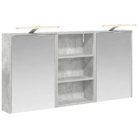 Set di Armadi da Bagno con lo scaffale 3 pcs 126 x 16 x 62.5 cm - Foto 1