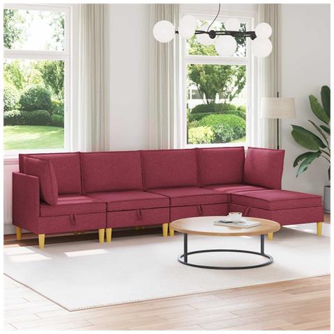 Set di divani modulari con spazio di archiviazione 5 pcs - Foto 2