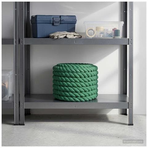 Corda di Cotone 60 mm 10 m Verde 100% Cotone - Foto 2